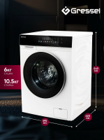 Стиральная машина с сушкой Gressel UWS603, белый