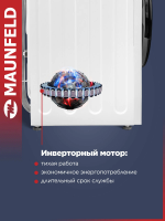 Стиральная машина Maunfeld MFWM148STWH02, белый