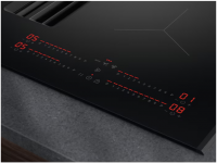 Варочная панель индукционная с вытяжкой AEG NCH84B03AB, черный