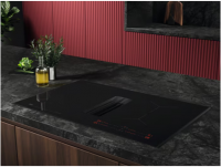 Варочная панель индукционная с вытяжкой AEG NCH84B03AB, черный