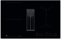 Варочная панель индукционная с вытяжкой AEG TH84CB03CB, черный