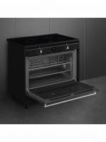 Плита электрическая Smeg CX91IMBL, черный