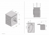 Сушильная машина Asko T108HBW, белый