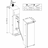 Встраиваемый морозильник Schaub Lorenz SLF E 225 WE