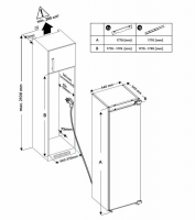 Встраиваемый морозильник Schaub Lorenz SLF E 225 WE