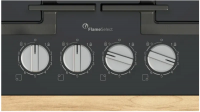 Варочная поверхность газовая Bosch PPH6A6I40O, черный/закаленное стекло