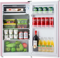 Холодильник Ascoli ADFRD90, розовый