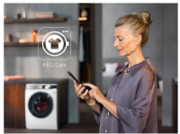 Стиральная машина с паром AEG LFR95146SUE, белый/черный
