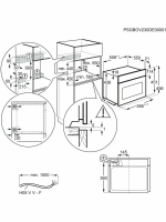 Духовой шкаф компактный электрический с СВЧ AEG NKK9N821T, черный