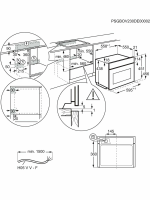 Духовой шкаф компактный электрический с СВЧ AEG NKK9N821T, черный