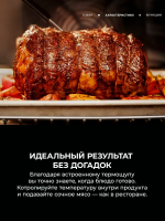 Духовой шкаф с паром AEG OA5CB31SM SteamBake, термощуп, нержавеющая сталь/черный (Италия)