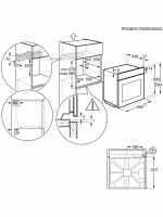 Духовой шкаф AEG V5ABU20SK, черный (Италия)
