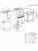 Духовой шкаф AEG V5ABU20SK, черный (Италия)