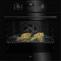 Духовой шкаф AEG V5ABU20SK, черный (Италия)