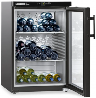 Винный шкаф однокамерный Liebherr WKb 1812-22 Vinothek, черный (Австрия)