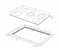 Электрическая варочная панель Kuppersberg ECS 902, черный
