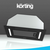 Встраиваемая вытяжка Korting KHI 6765 GN, черный
