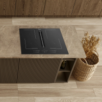 Индукционная варочная панель со встроенной вытяжкой Grundig GIEH 834480 P, черный