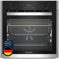 Электрический духовой шкаф Grundig GEBM19301BC, черный/серебристый