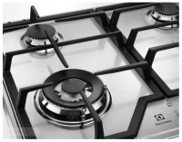 Варочная поверхность газовая Electrolux EGS6436WW, белый/эмаль