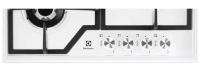 Варочная поверхность газовая Electrolux EGS6436WW, белый/эмаль
