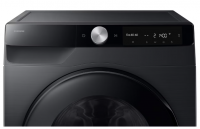 Стиральная машина с сушкой и паром Samsung WD90DG6G94BBLP, глубина 48 см, черный