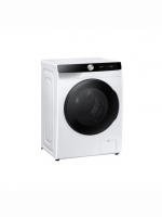 Стиральная машина с сушкой и паром Samsung WD90DG6G94BKLP, глубина 48 см, белый/черный