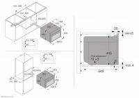 Электрический духовой шкаф с функцией пара Asko OCS54BGH, черный