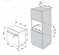 Электрический духовой шкаф Asko OT26BGH, черный