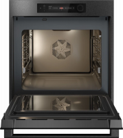 Электрический духовой шкаф с функцией СВЧ Asko OCM66BSH, черная сталь