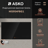 Индукционная варочная панель Asko HI5954FBG1, черный