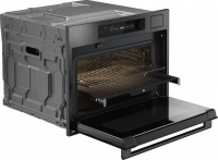 Электрический духовой шкаф с функцией пара Asko OCS64BSH, черная сталь