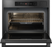 Электрический духовой шкаф с функцией пара Asko OCS64BSH, черная сталь