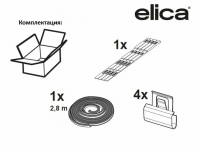 Индукционная варочная панель с вытяжкой Elica NIKOLATESLA VELVET BL/A/83, черный