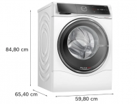 Стиральная машина с сушкой Bosch WNC244070, белый/черный