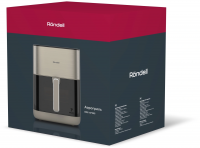 Аэрогриль Rondell RDE-AF555, 1800Вт шампань/черный