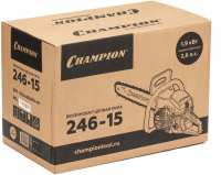 Бензопила Champion 246-15, 1.9Вт 2.6л.с. дл.шины:16" (38cm) (A246-15)