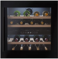 Встраиваемый винный шкаф Lex LWD6036BL dual zone, черный (CHAT500007)