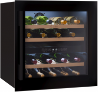 Встраиваемый винный шкаф Lex LWD6036BL dual zone, черный (CHAT500007)