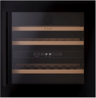 Встраиваемый винный шкаф Lex LWD6036BL dual zone, черный (CHAT500007)