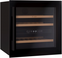 Встраиваемый винный шкаф Lex LWD6036BL dual zone, черный (CHAT500007)