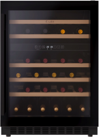 Встраиваемый винный шкаф Lex LWD6046BL dual zone, черный