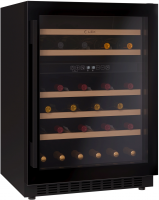 Встраиваемый винный шкаф Lex LWD6046BL dual zone, черный