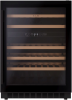Встраиваемый винный шкаф Lex LWD6046BL dual zone, черный
