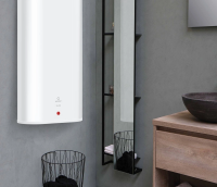 Водонагреватель накопительный EcoStar Splash EWH-SP100-FS, 2кВт 100л электрический настенный/белый