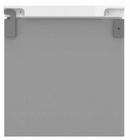 Холодильник DeLonghi DCS 19NFI BB DAMIANO, белое стекло