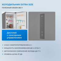 Холодильник Zugel ZRFD200B , черный