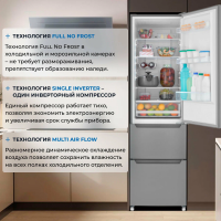 Холодильник Zugel ZRFD200B , черный