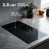 Индукционная варочная панель Zigmund & Shtain CI 22.3 B, черный