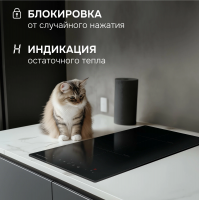 Индукционная варочная панель Zigmund & Shtain CI 22.3 B, черный